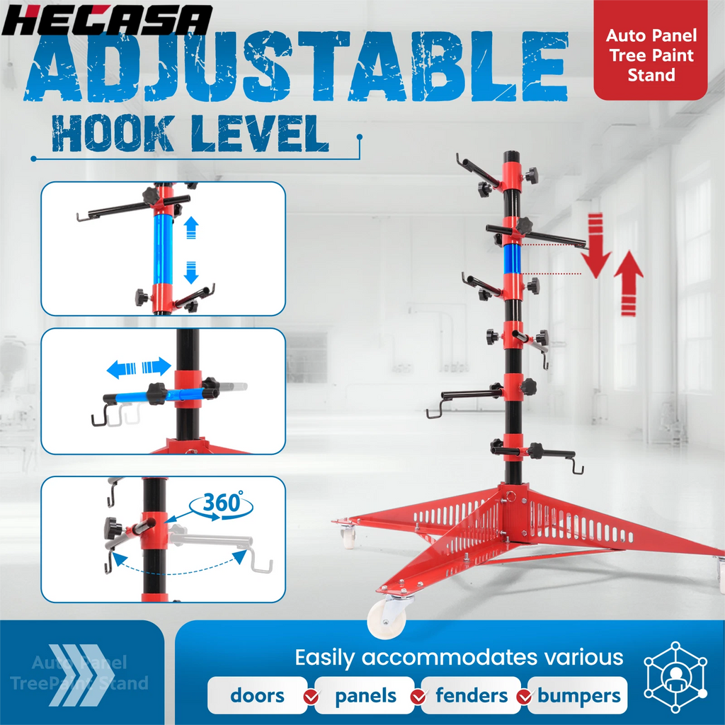 Heavy-Duty Auto Body Door Bumper Spoiler Stand for HECASA