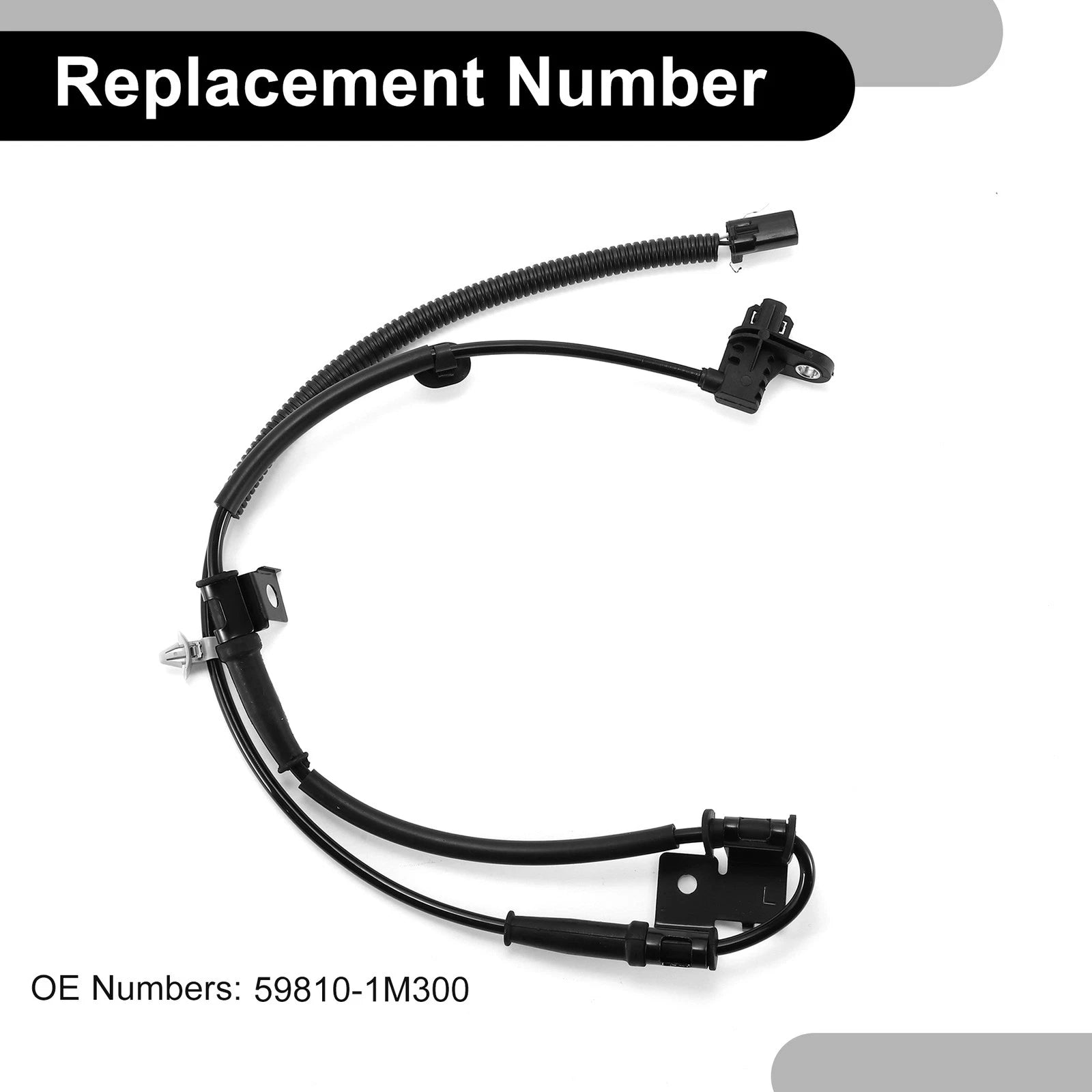 ABS Wheel Speed Sensor No. 59810-1M300 for Kia Forte (2010–2013) Rear Left