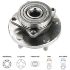 Wheel Hubs for Mitsubishi Galant (2004–2005) Front Rear FWD 4-Wheel ABS