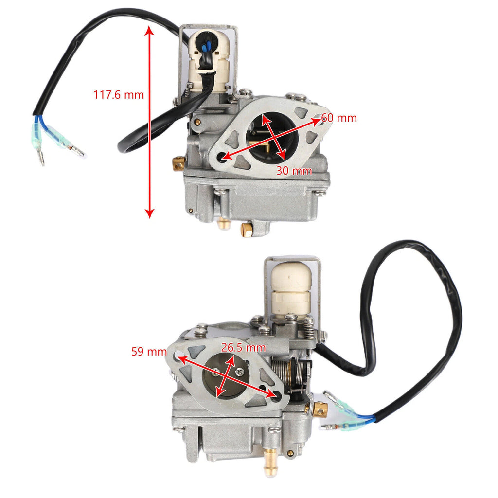 Carburetor for Yamaha Outboard F20 (4-Stroke) (6AH-14301-00, 6AH-14301-01)