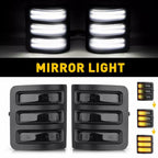 Smoked Lens Side Mirror Rearview Light for Ford F-150 250 350 450 550 (2013–2014)