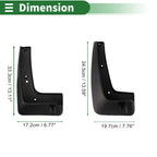 Mud Flaps Splash Guards for Kia KX5 (2016–2021) W/ Mount Accessories