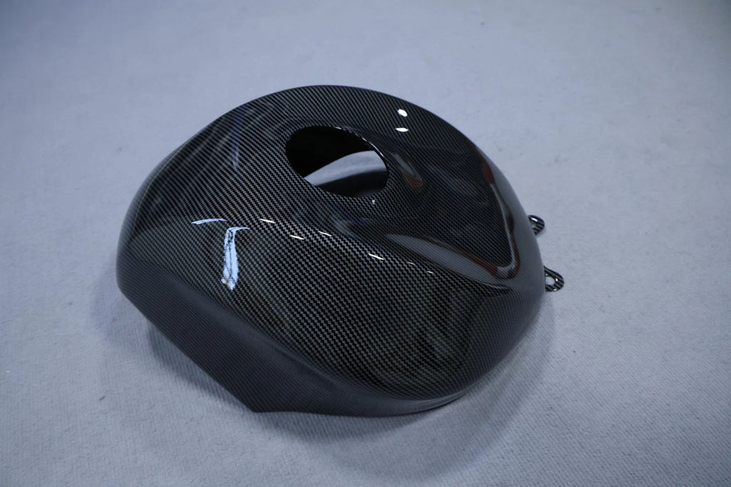 Carbon Fiber Fuel Gas Tank Cover Kit for Kawasaki Ninja ZX10R (2004–2005)