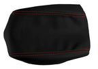 Leather Console Lid Armrest Cover for Lexus ES350 (2007–2009) Red Stitch