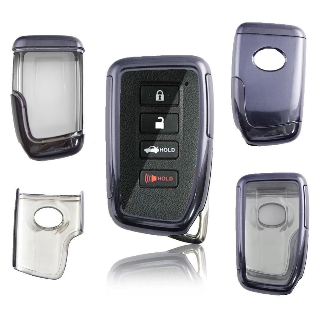 Full Covered Keyless Key Fob Case for Lexus GS ES IS RC RX (2016-2022)