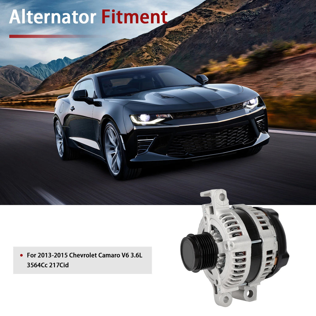 Alternator for Chevrolet Camaro V6 3.6L (2012–2015) 140Amp 12V Matte