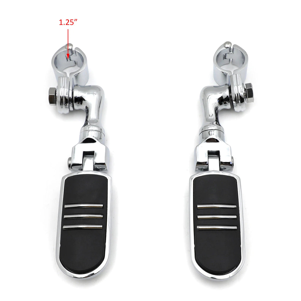 Streamliner Footpegs for Highway Engine Guard Crash Bar (3" Mount)