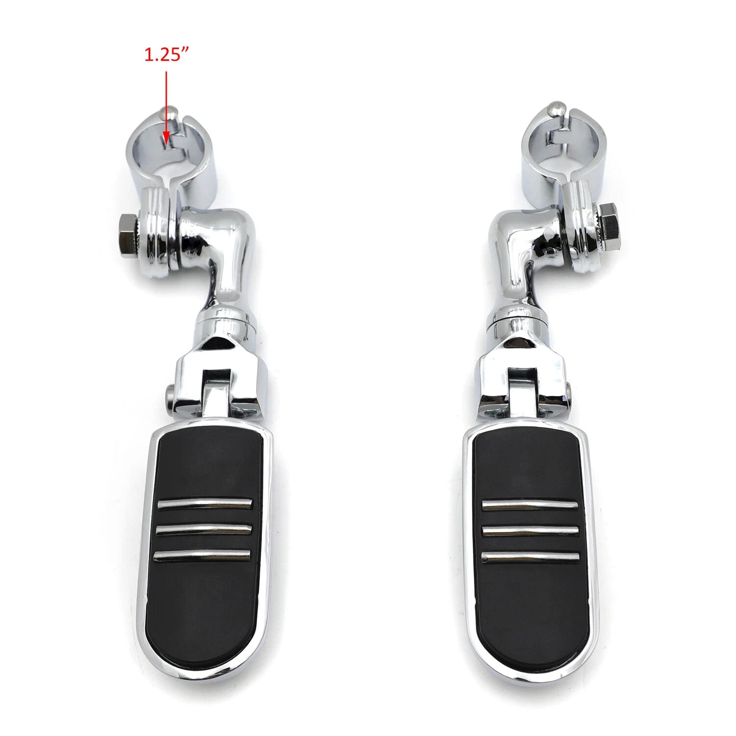 Streamliner Footpegs for Highway Engine Guard Crash Bar (3" Mount)