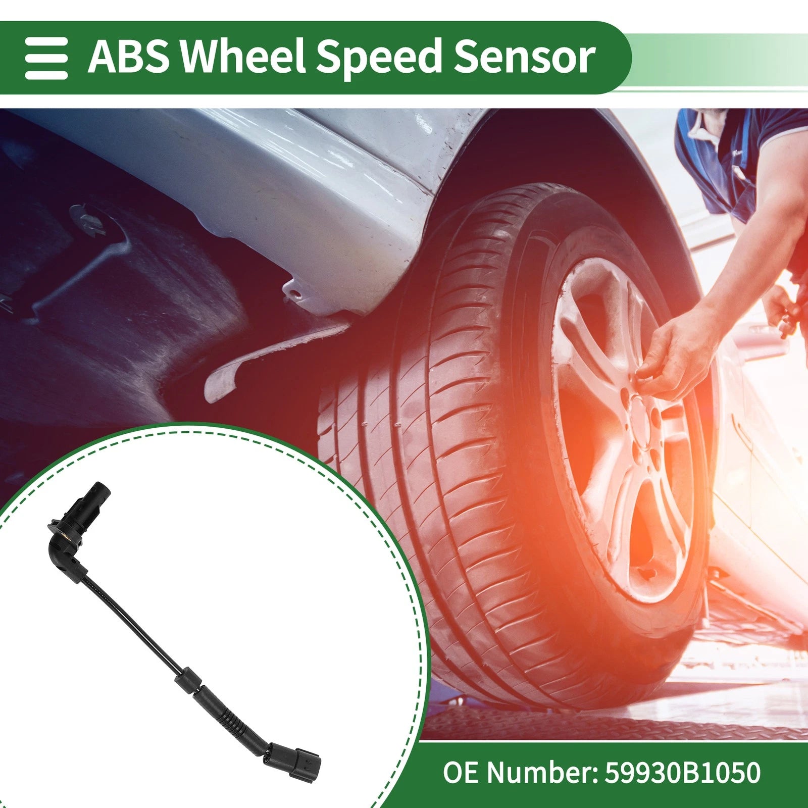 ABS Wheel Speed Sensor No. 59930B1050 for Hyundai Genesis (2014–2016)