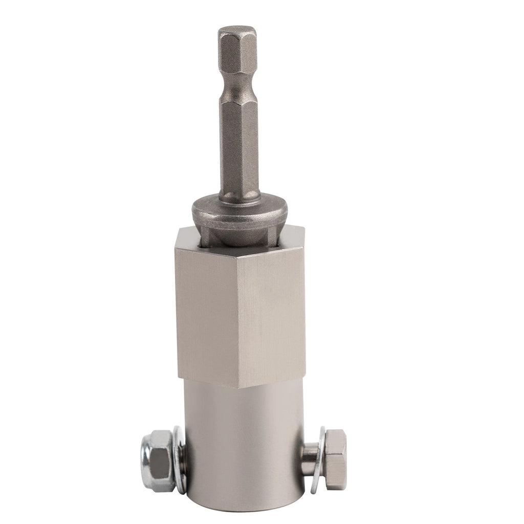 Upgraded Stainless Steel Top Wind Trailer Jack Crank Handle Cordless Drill