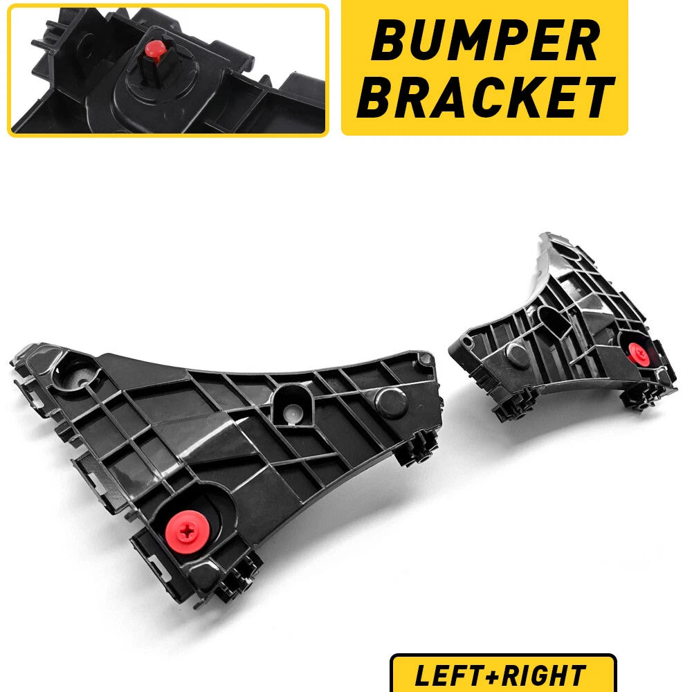 Pair Front Bumper Brackets for Toyota Tundra (2014–2021) Black