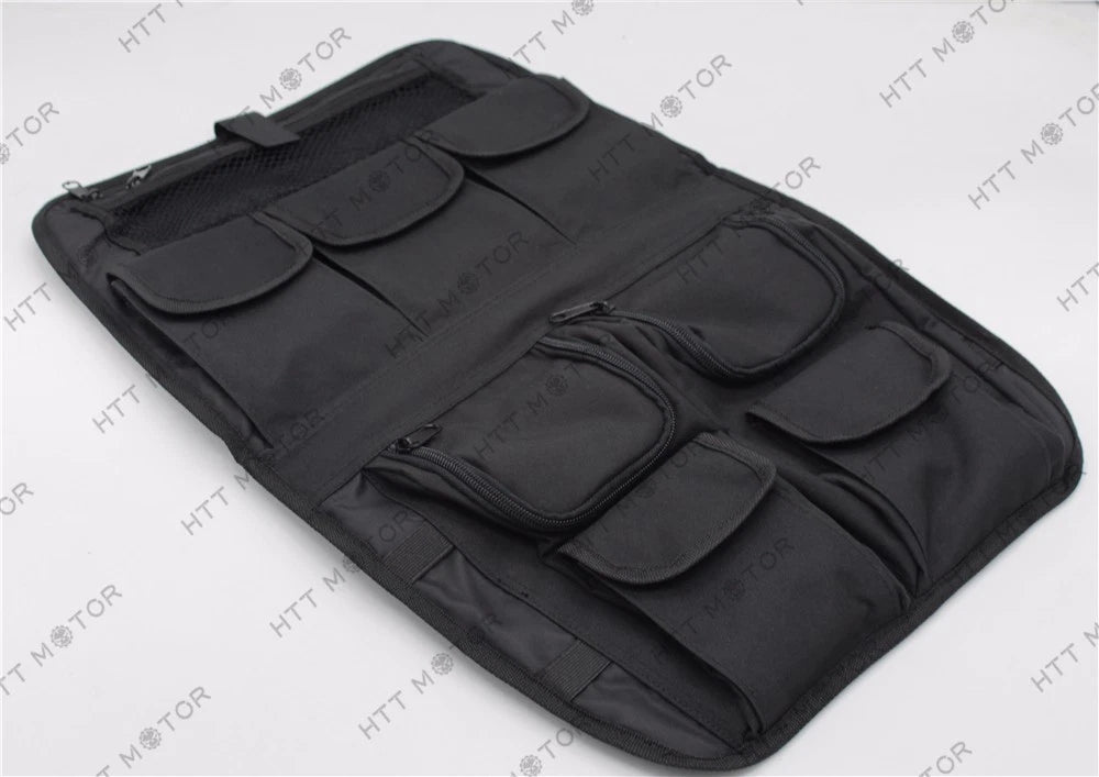 Unpainted Tour Pak Trunk w/ Lock & Lid Organizer for Harley Touring (1997–2008)