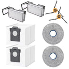 Replacement Kit with 2 Filters, 2 Mop Cloths, 2 Dust Bags, 2 Side Brushes for