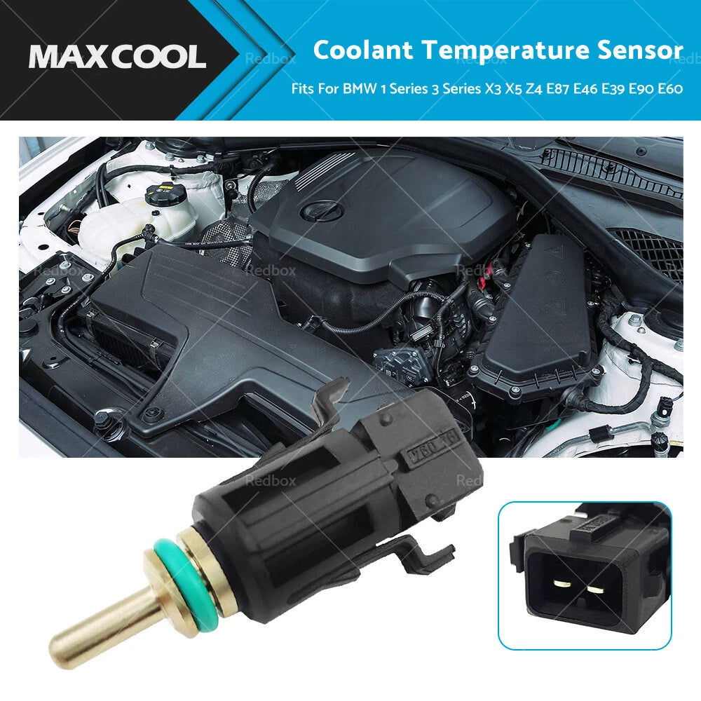 Coolant Temperature Sensor for BMW 1 Series E87 E46 E39 E90 E60 (1997–2019)
