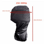 Waterproof Outboard Motor Cover for 250-300 HP Boat Engines (Full Coverage)