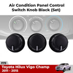 Set Air Condition Panel Control Switch Knob Fits Toyota Hilux Vigo SR5 11-15 ADE