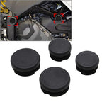 Set of 4 Frame Hole Cover Caps for Motorcycle