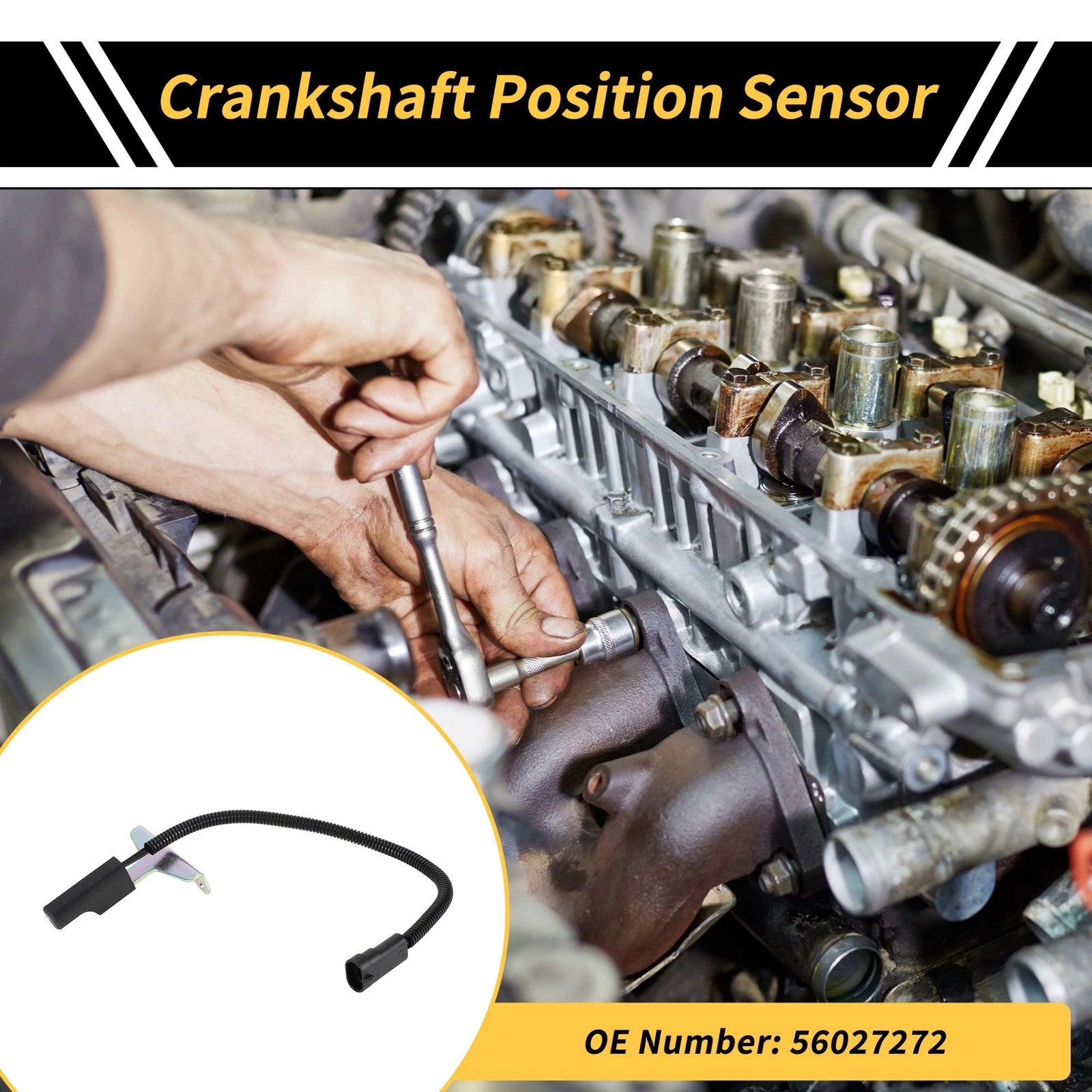 Crankshaft Position Sensor for Jeep Grand Cherokee (1994–1996) No. 56027272