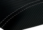Console Armrest Cover for Chrysler 200 (2015–2018) PVC Carbon Gray Stitch
