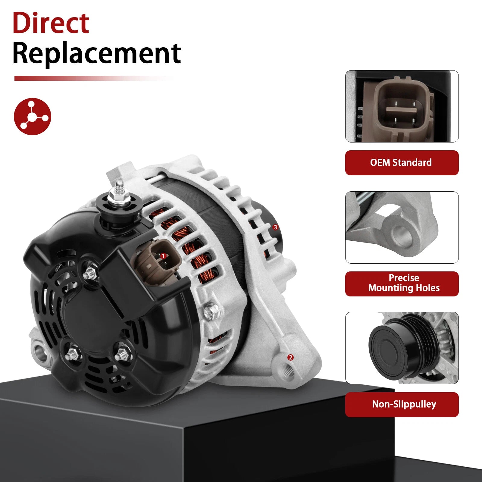 Alternator for Toyota Camry (2010–2011) 2.5L 100Amp