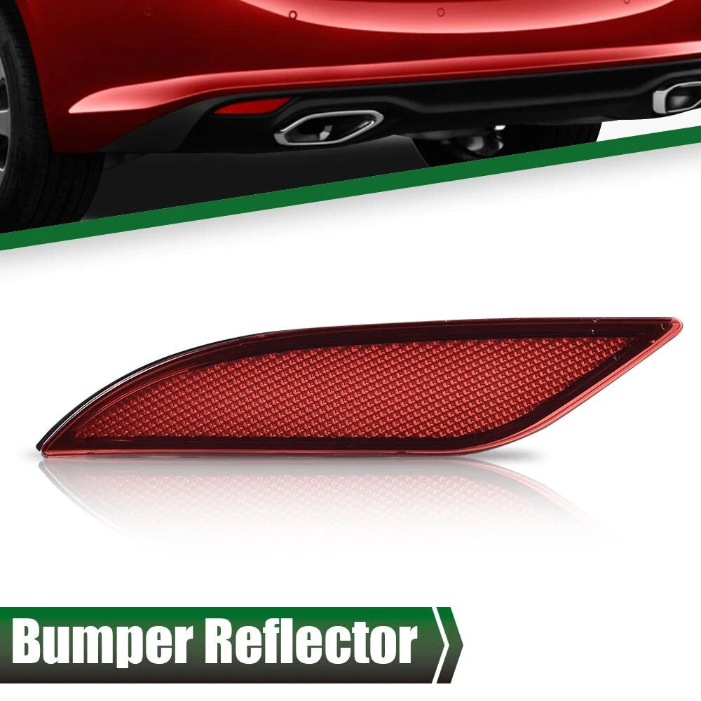 Rear Bumper Reflector for Chevrolet Malibu (2016–2022) Left Driver Side Red