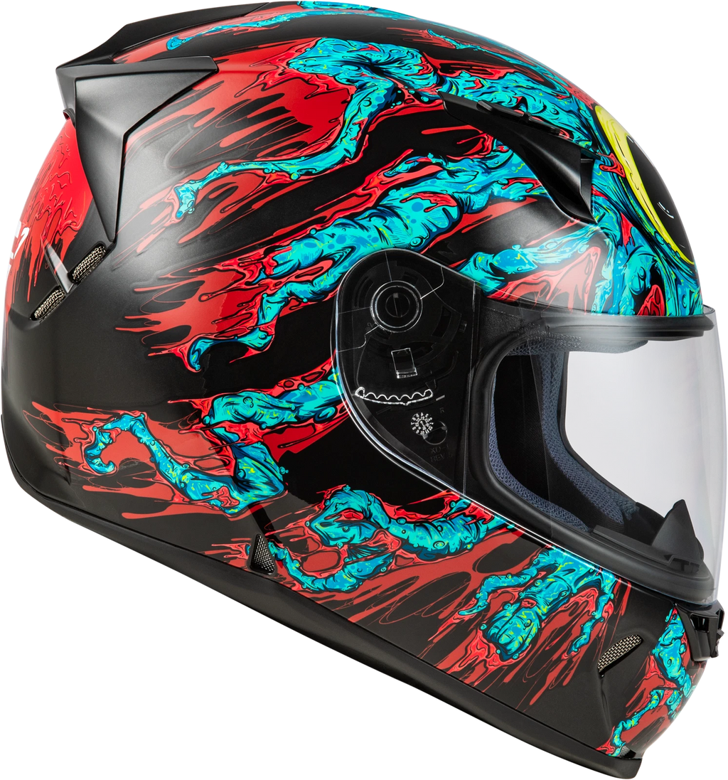 Fly Racing Revolt Space Creep Full-Face Helmet for Street Riding (2023–2023) Large