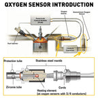 Set of 4 Oxygen Sensors for Ford F150 (1997–2008)