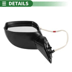 Left Door Mirror for Honda Civic (2012–2015) Manual Folding Gloss Black