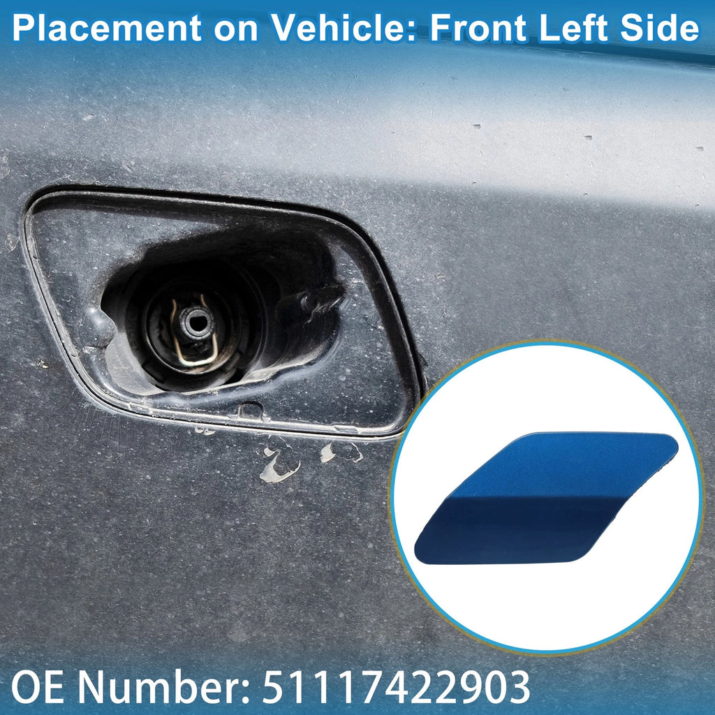Front Left Washer Nozzle Cover Cap No. 51117422903 for BMW X6 (2015–2019)