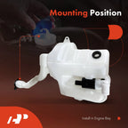 Windshield Washer Reservoir with Pump & Cap for Ford Explorer (2011-2015)