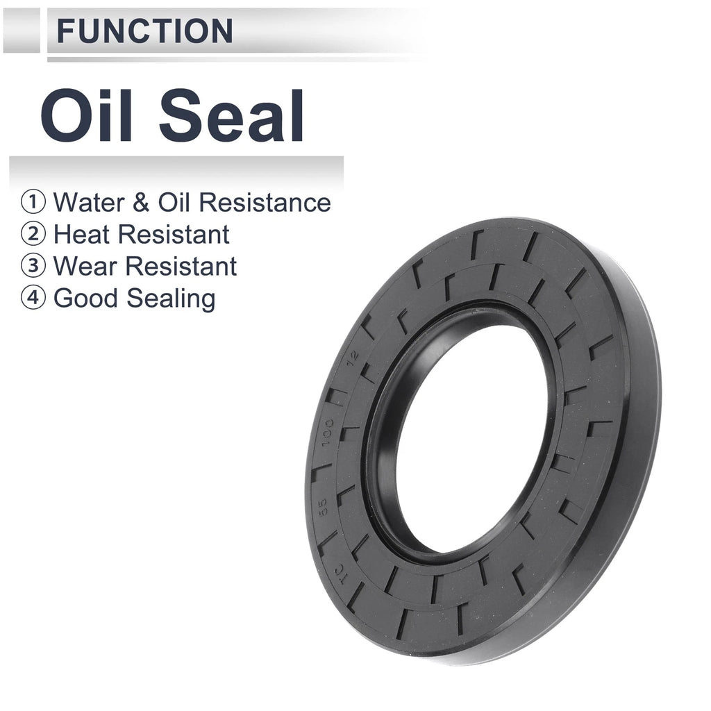 Set of 5 Oil Seal Rotary Shaft Seal for Various Models (55x100x12mm)