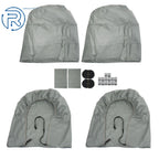 Set of 4 Tire Covers for RV 40'-43' Class A