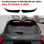 Gloss Black Rear Roof Spoiler Wing Trim for Mini Cooper S JCW (2024+)