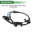 ABS Wheel Speed Sensor No. 57455TVAA51 for Honda Accord (2018–2022)