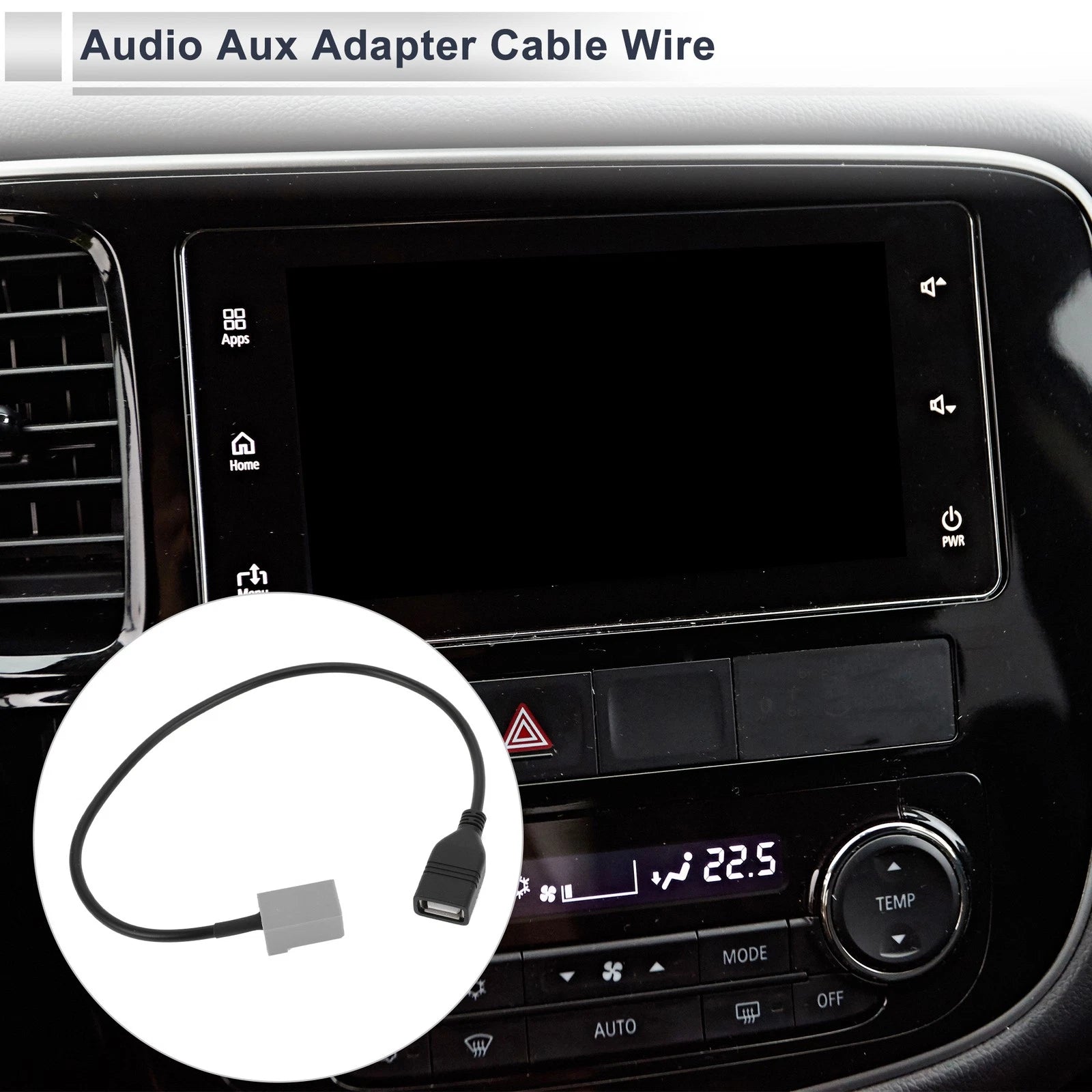 Audio Aux Adapter Cable for Honda (USB to MP3)