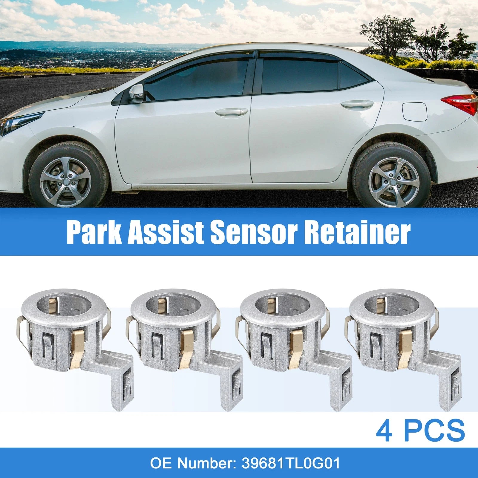 Set of 4 Parking Sensor Retainer Holders for Honda Odyssey (2011–2017)