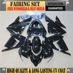 Fairing Kit for Kawasaki Ninja ZX10R (2004–2005) - Glossy Black ABS Bodywork
