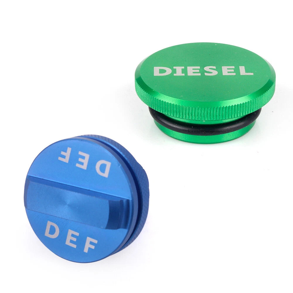 Magnetic Diesel Fuel Cap + DEF Oil Cap for Dodge RAM 1500 2500 3500 (2013–2017)