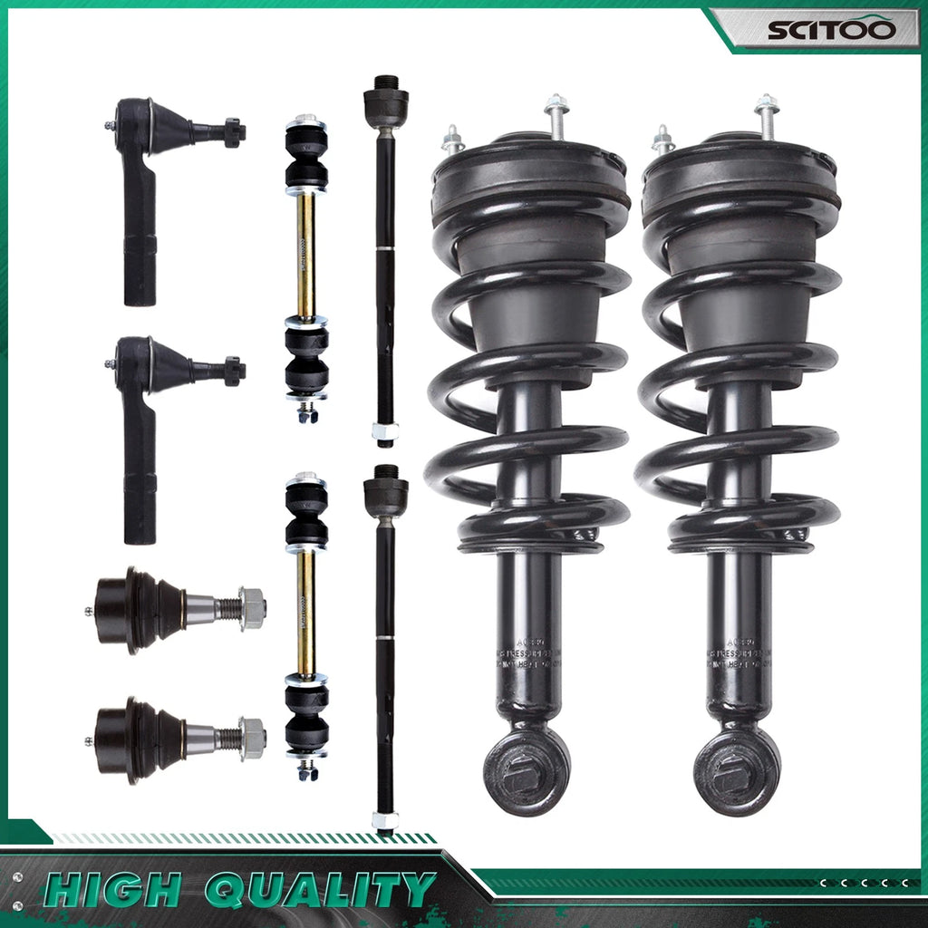 Front Strut with Coil Spring & Suspension Kit for Chevy Tahoe GMC Yukon (2007–2014)