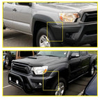 Front Bumper End Set for Toyota Tacoma (2012â2015) Textured with Flares