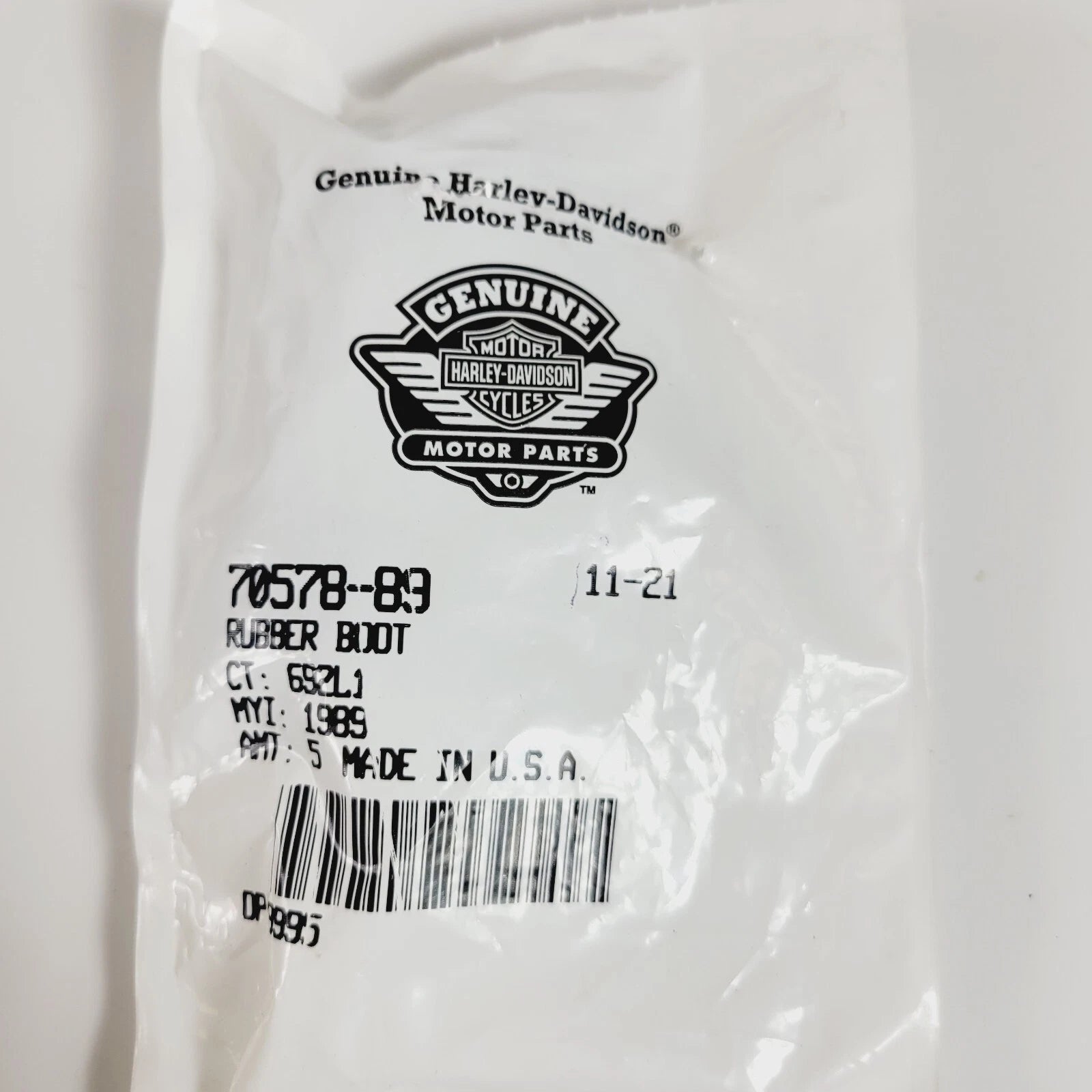 3X Battery Cable Rubber Boot for Harley-Davidson (70578-89)