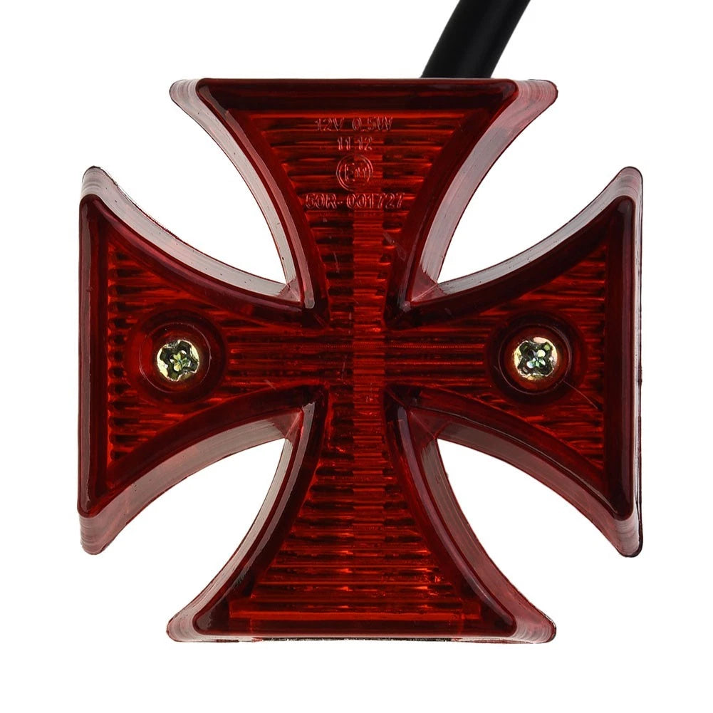 LED Rear License Plate Tail Light for Motorcycle Choppers Dirt Bike