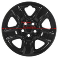 Set of 4 17" Black Wheel Skins for Toyota RAV4 (2006–2012)