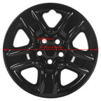 Set of 4 17" Black Wheel Skins for Toyota RAV4 (2006–2012)