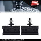 Set of 2 Quick Change Tool Post Holders for Lathe