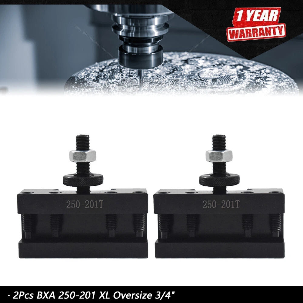 Set of 2 Quick Change Tool Post Holders for Lathe