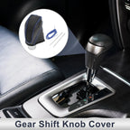 Gear Shift Knob Cover for Subaru Impreza (2017–2023) Black Carbon Fiber Blue