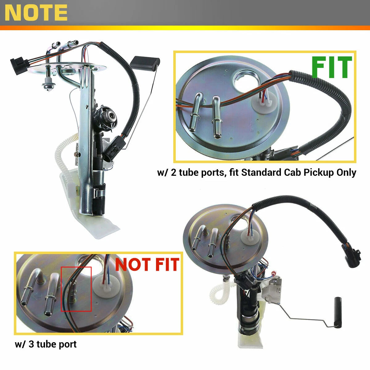 Fuel Pump Hanger Assembly for Ford Ranger, Mazda B2500, B3000 (1998–2000)