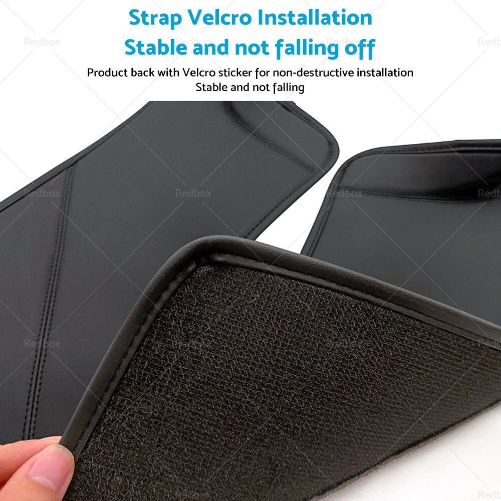 2X PU Rear Door Sill Protector Cover Pad for Tesla Model Y (2020–2022)