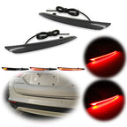 Smoked Lens LED Rear Bumper Brake Light Tail Lamps for Ford Fusion (2013–2018)